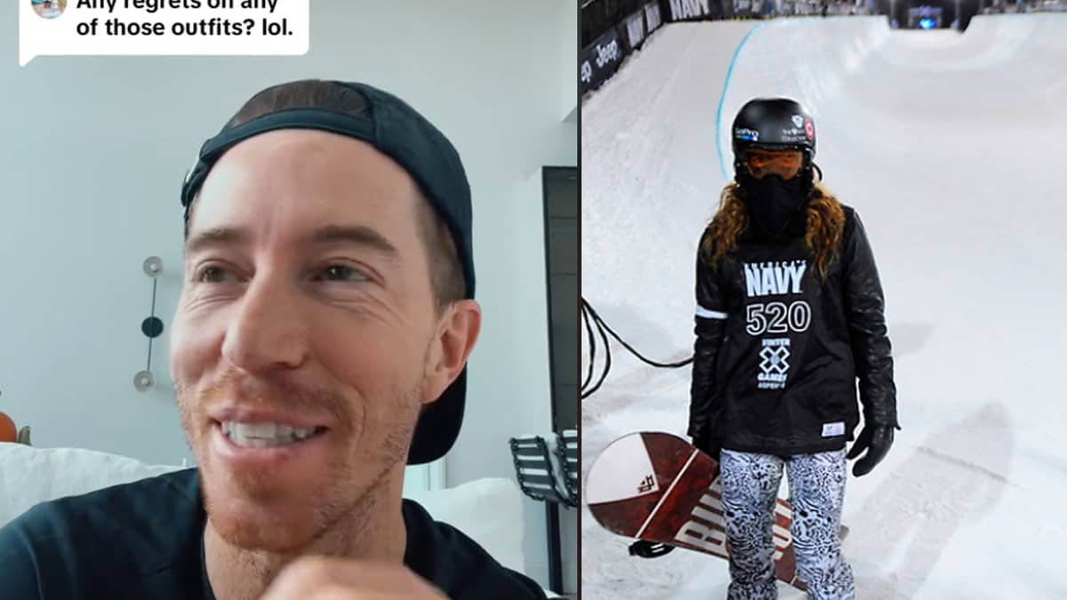 Shaun White Jokes About Iconic Zebra Pants Moment - Snowboarder