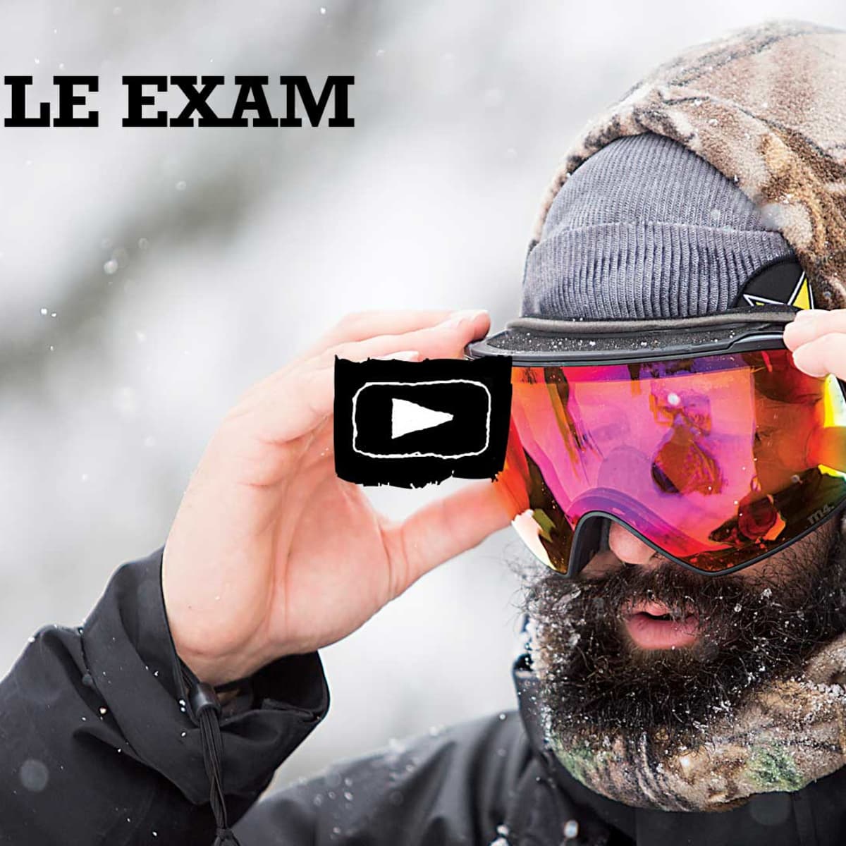 Snowboarder Goggle Exam 2019—Anon M4 - Snowboarder