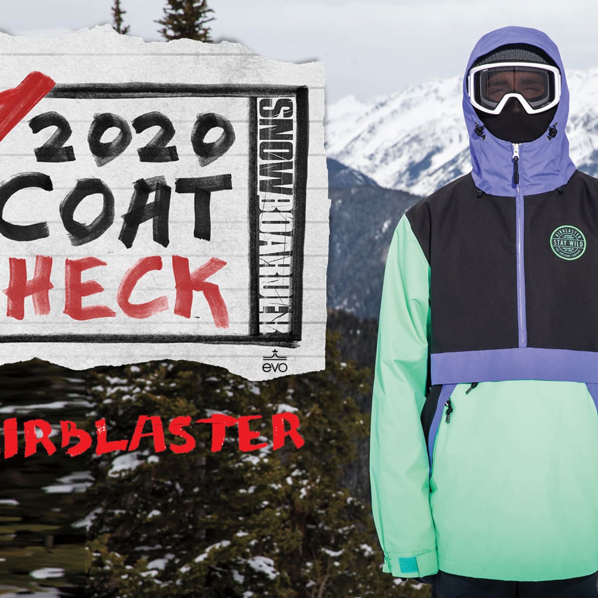 2020 Coat Check: Airblaster's Trenchover Jacket - Snowboarder