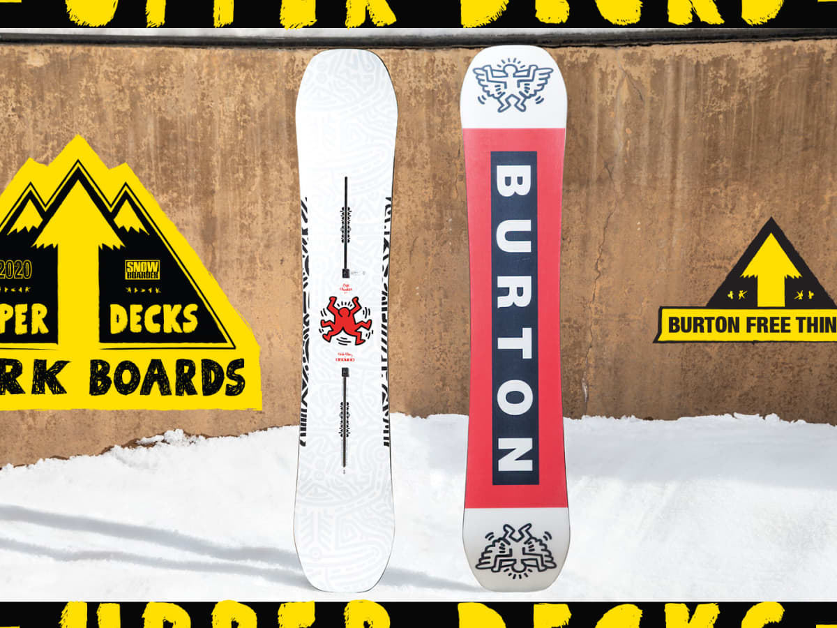 2020 Upper Decks Park Boards Burton Free Thinker Snowboarder