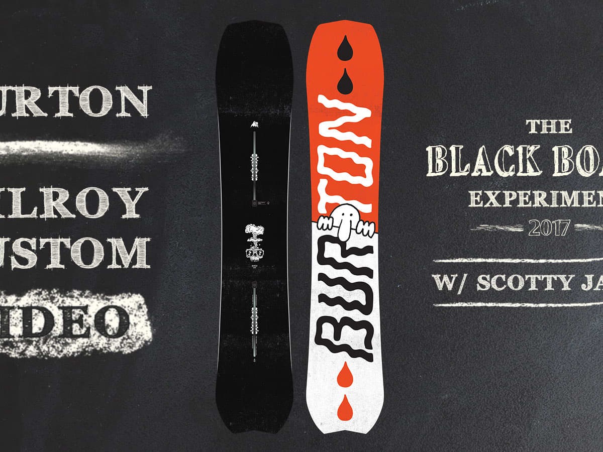 2018 Burton Kilroy Custom Snowboard Review - Blackboard