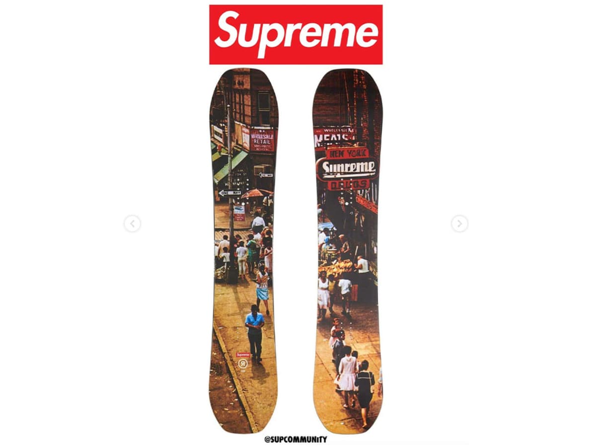 Supreme Collaborates with Ride Snowboards to Create Special 