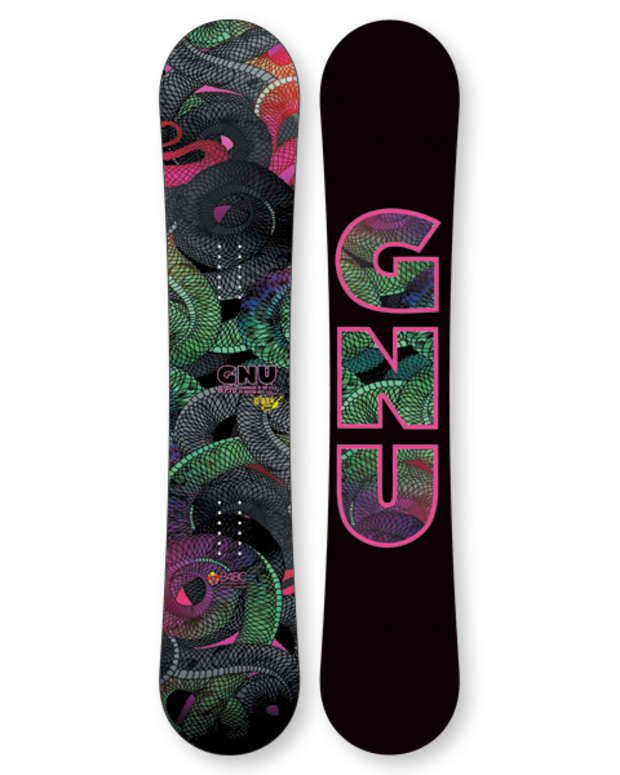 GNU B-Street Woman's Snowboard - Snowboarder