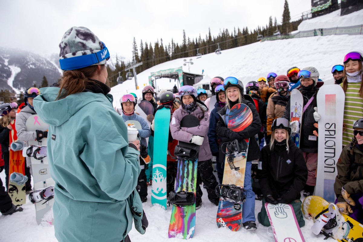 Beyond the Boundaries Snowboard Camps Build Community for Women Riders