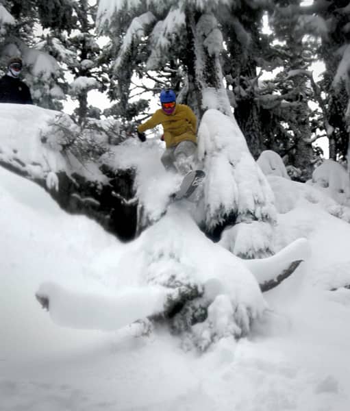 Mt. Hood Meadows Opening Day Snowboarder