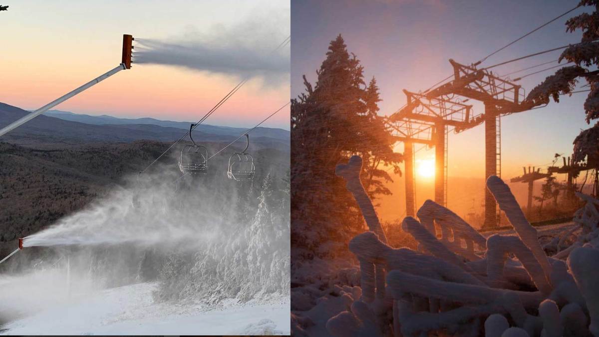 Mount Snow Announces Earliest Opening Day in 64Year History Snowboarder