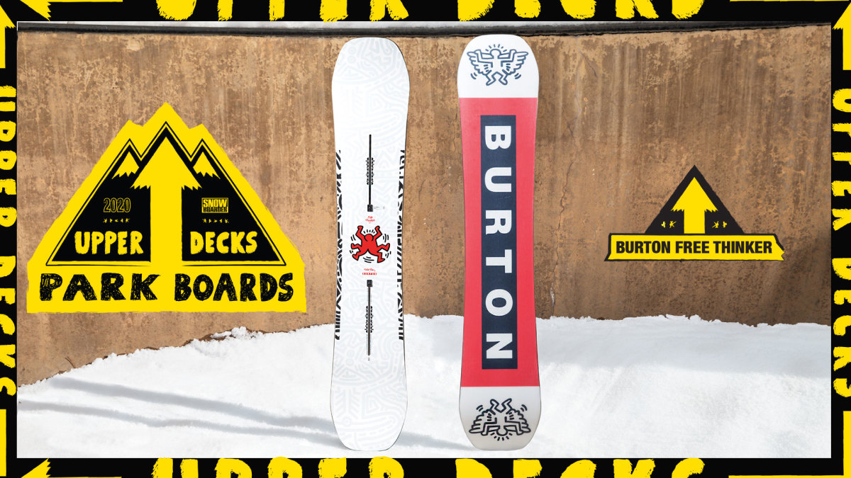 2020 Upper Decks Park Boards Burton Free Thinker Snowboarder