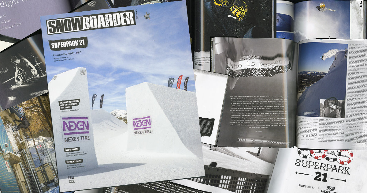 Fakie News: Sneak Peek Inside SNOWBOARDER's Latest Issue—In Shops Now ...