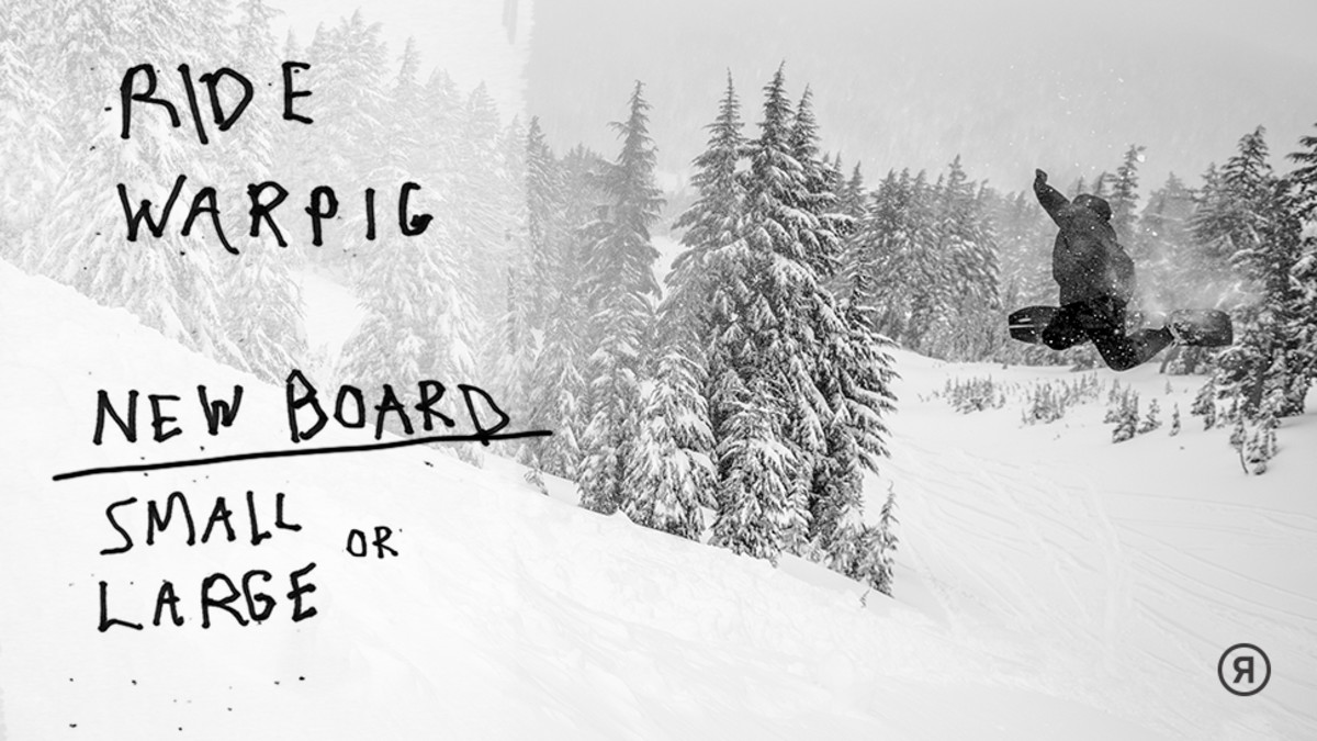 Introducing the Ride Warpig - Snowboarder