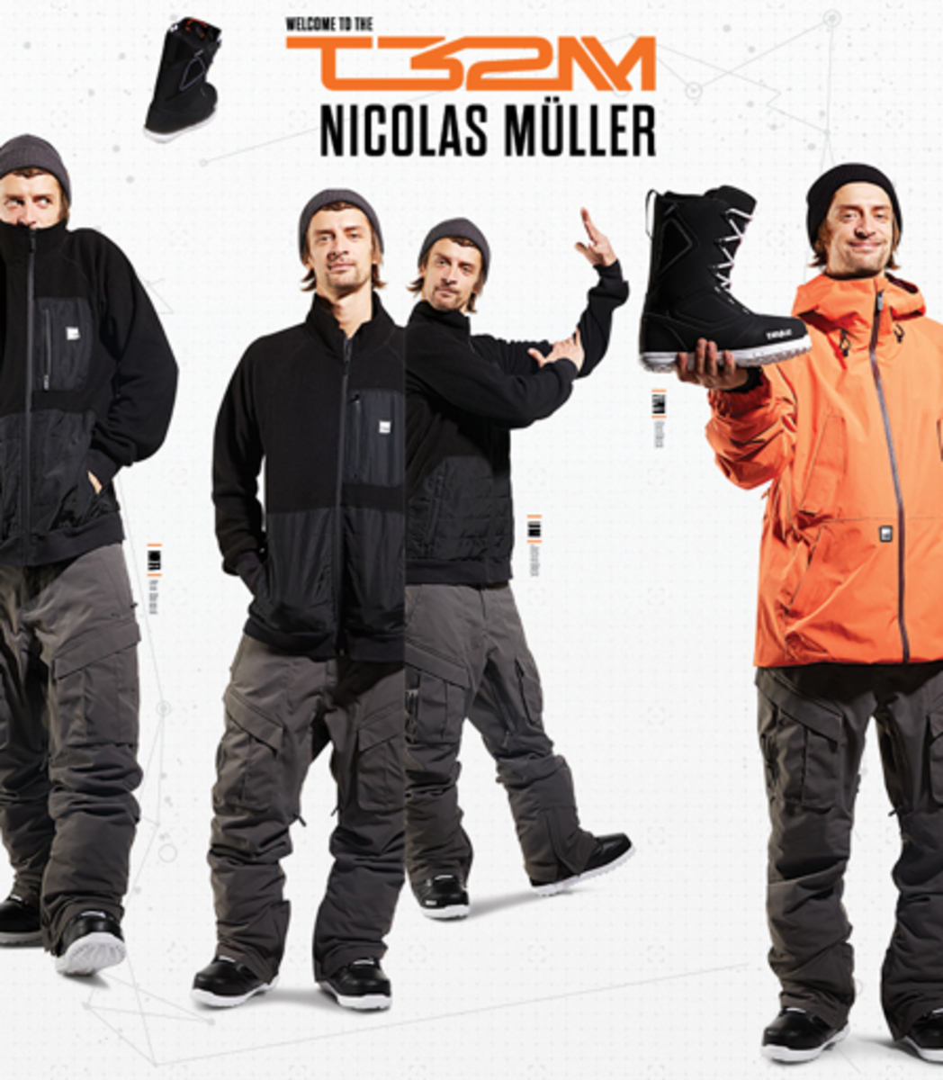 ThirtyTwo® Welcomes Nicolas Müller to the T32M - Snowboarder