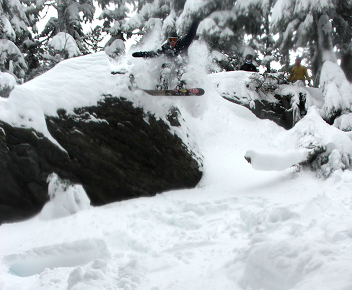 Mt. Hood Meadows Opening Day Snowboarder