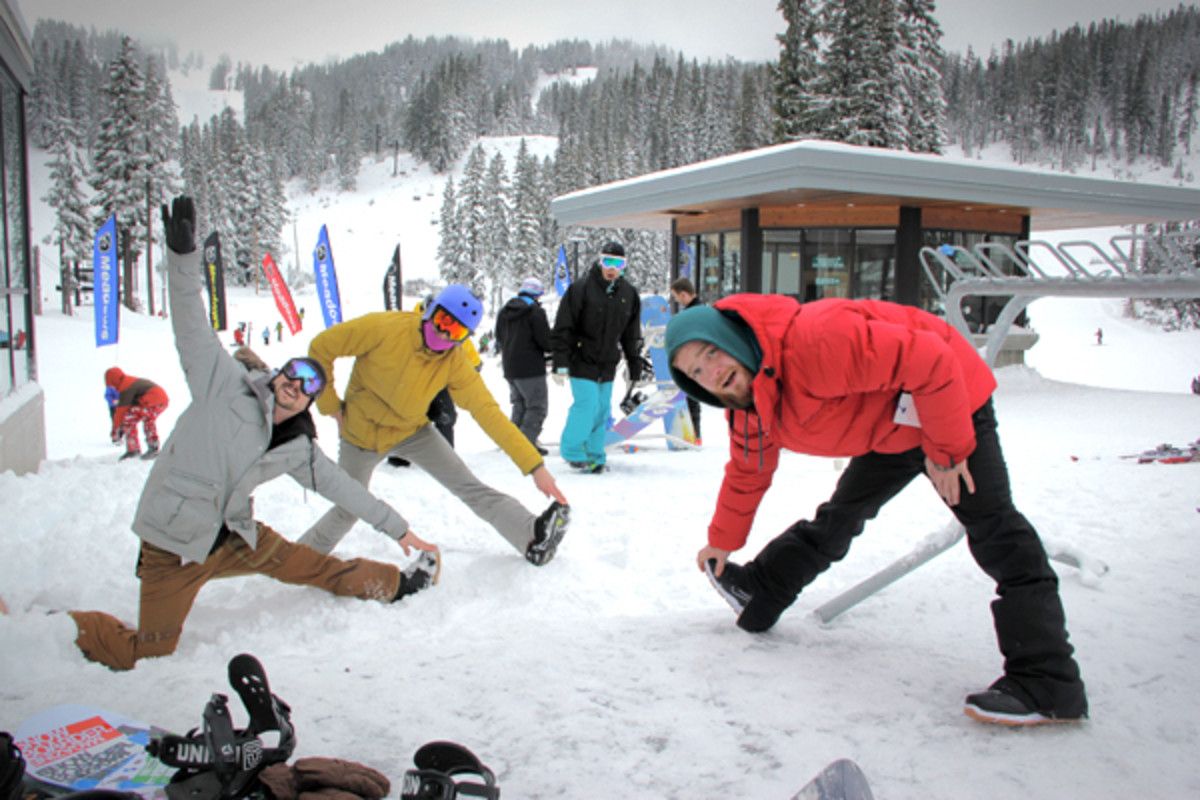 Mt. Hood Meadows Opening Day Snowboarder