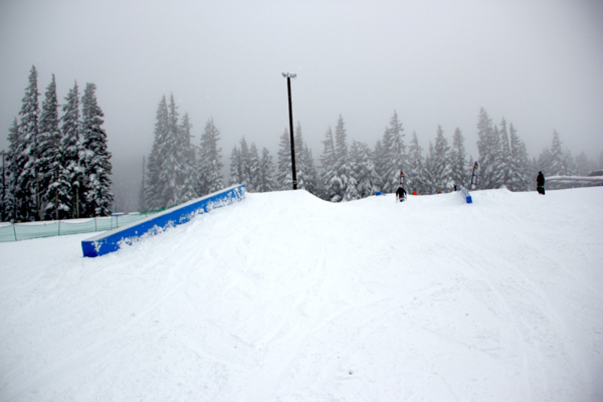 Mt. Hood Meadows Opening Day Snowboarder