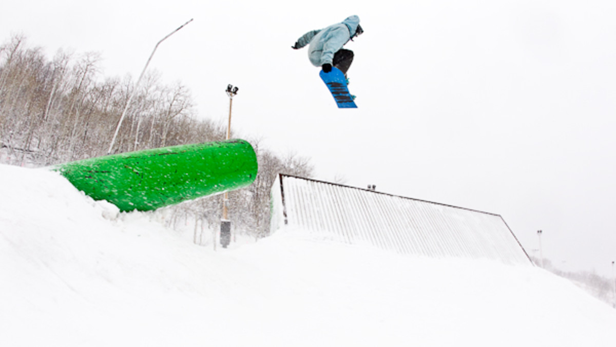 Park City Opening Day 2010 Snowboarder