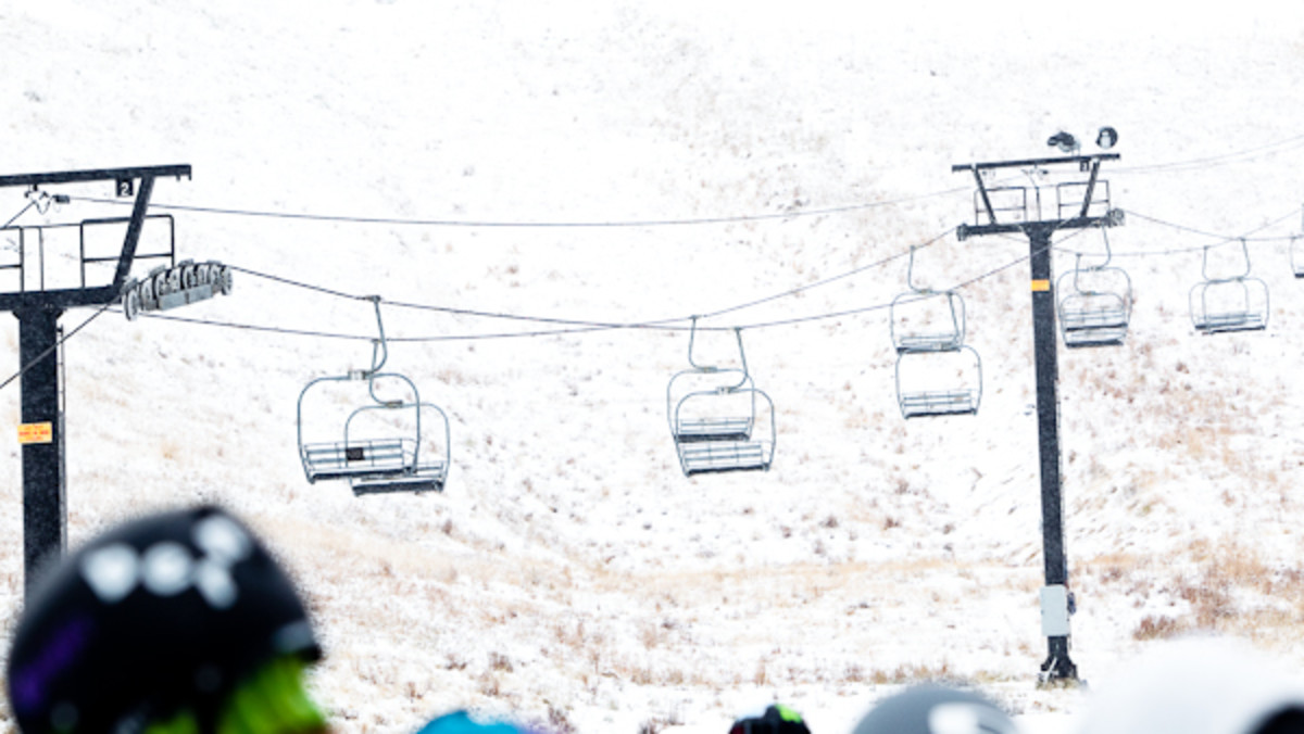 Park City Opening Day 2010 Snowboarder