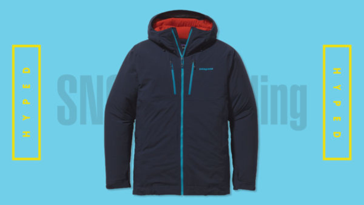 Hyped Patagonia Stretch Nano Storm Jacket Snowboarder