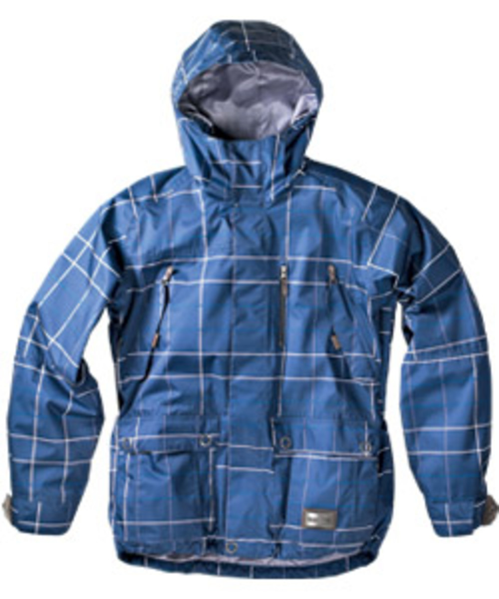 Plaid hotsell snowboarding jacket