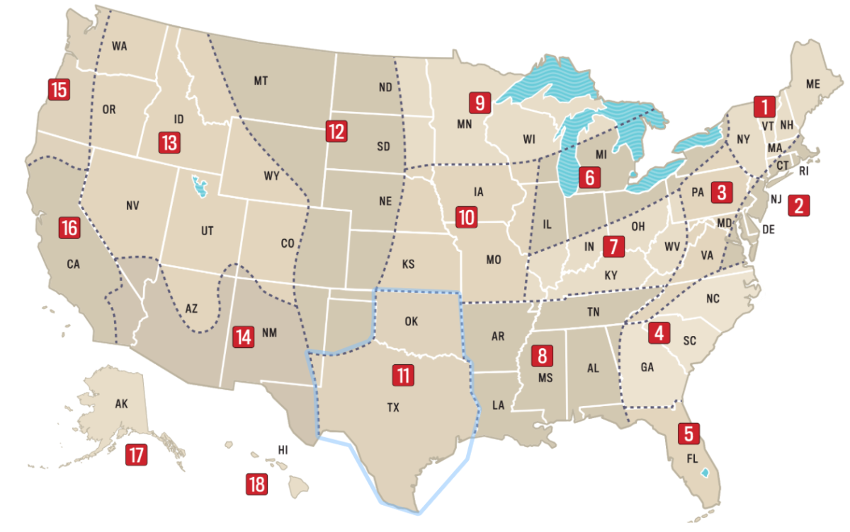 Long Range Winter Weather Forecast by Regions: The Old Farmers Almanac ...