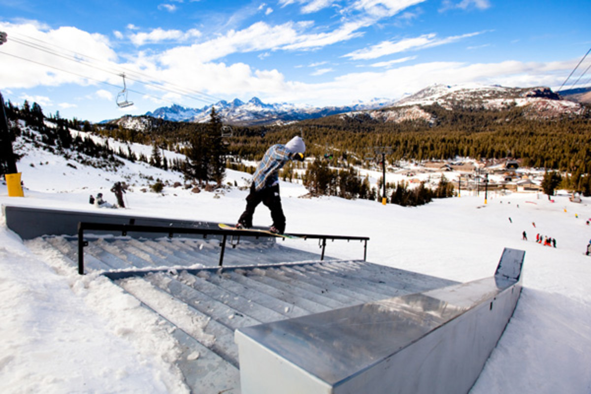 Mammoth Opening Day Photos Snowboarder