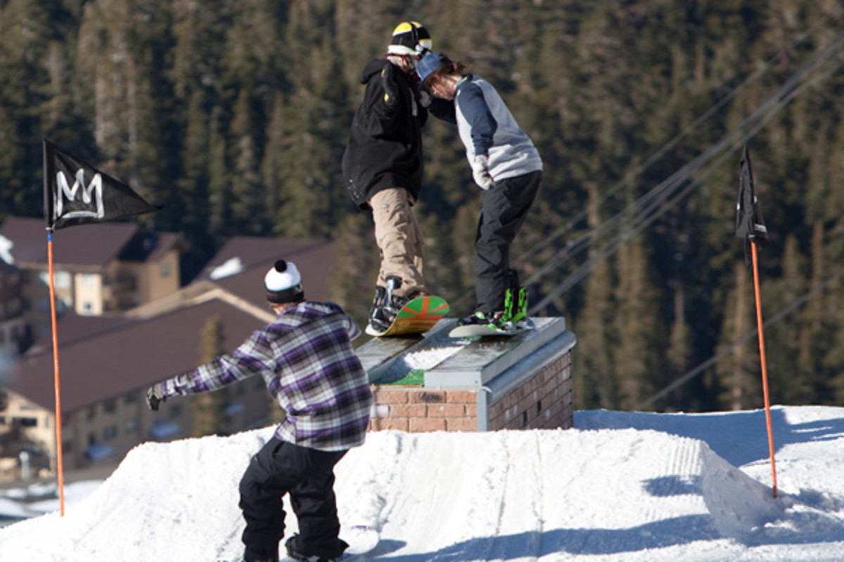 Mammoth Opening Day Photos Snowboarder