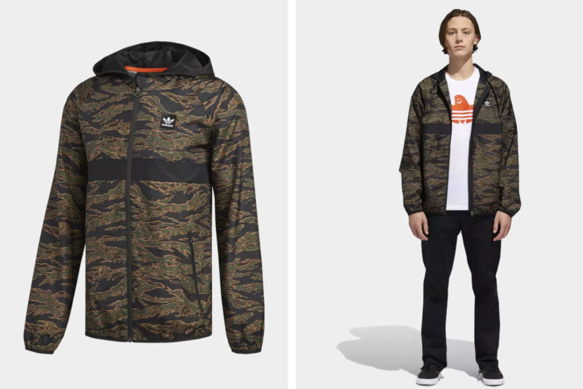 Camouflage bb best sale wind packable jacket