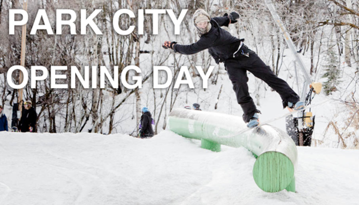 Park City opening day photo gallery Snowboarder