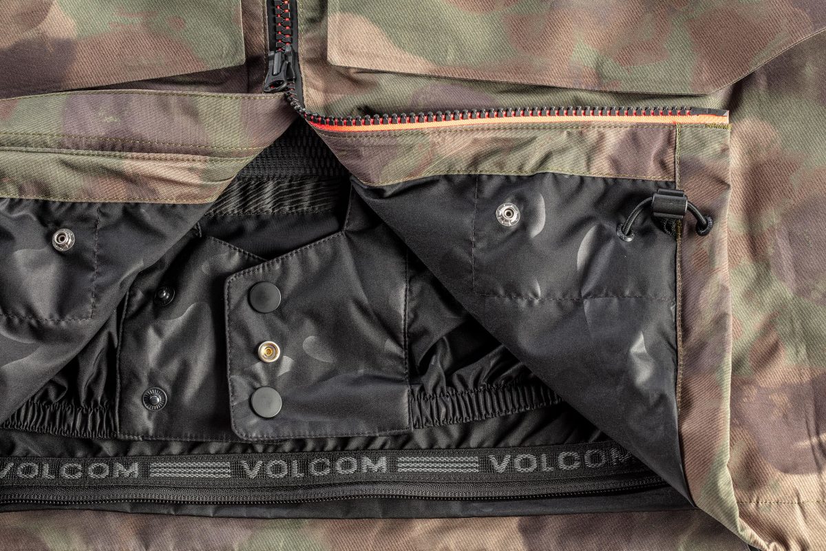 Volcom stone gore shop tex jacket camo