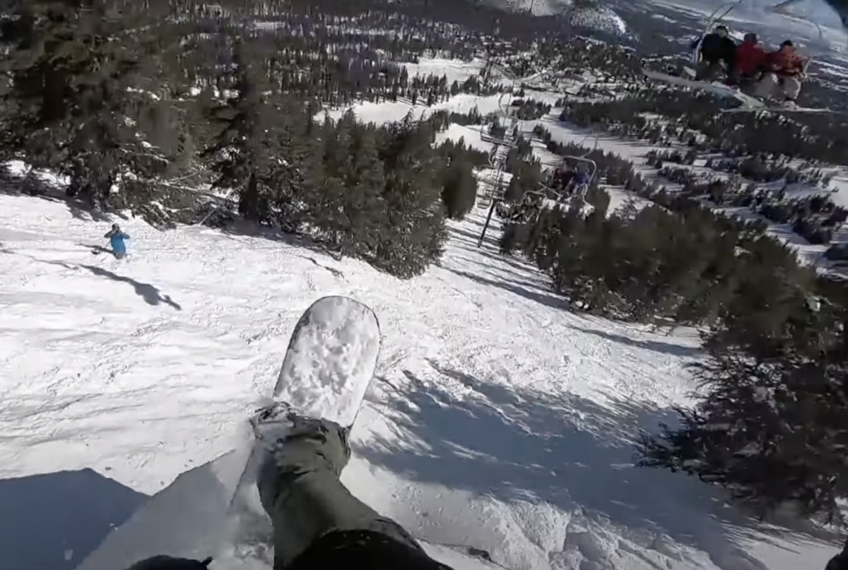 Watch: Snowboarder's Spectacular Fail Caught on Camera Under Chairlift ...