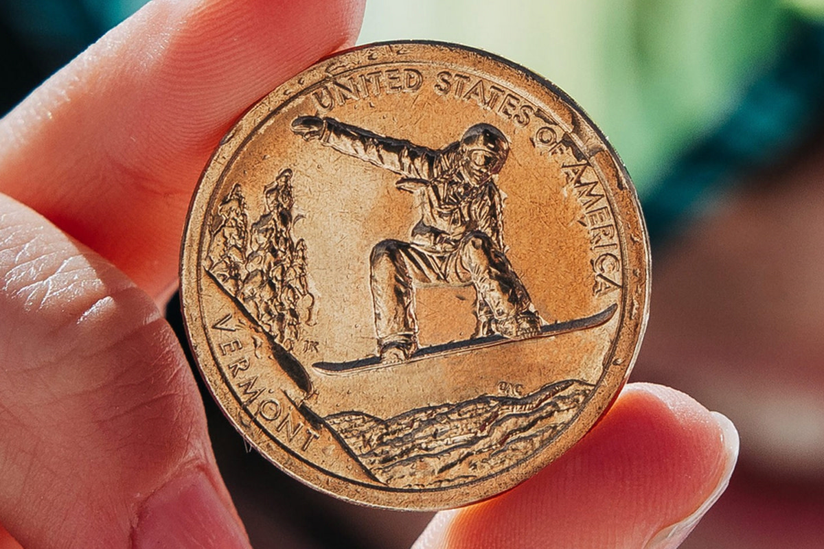 Burton x US Mint: New Dollar Coin Features Snowboarder